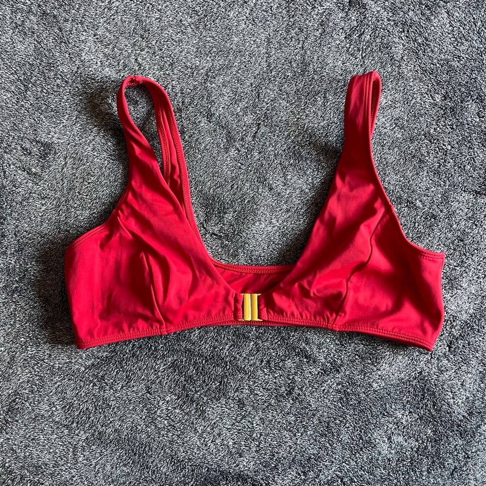 Red Kendall+Kylie Bikini Top